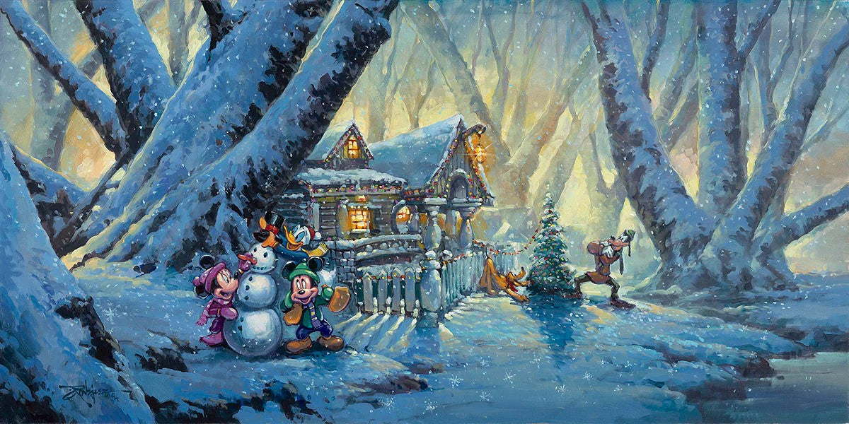 Miracles of Winter by Rodel Gonzalez Featuring Mickey and friends