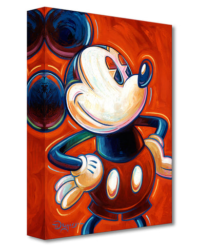 Modern Mickey Red by Tim Rogerson featuring Mickey Mouse