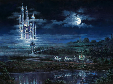 Moonlit Castle by Rodel Gonzalez inspired by Cinderella