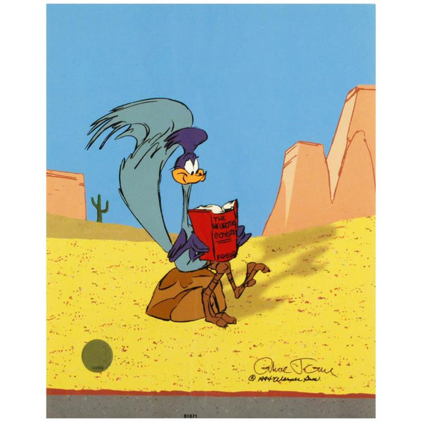 The Neurotic Coyote - Limited Edition Hand Painted Animation Cel Signed by Chuck Jones