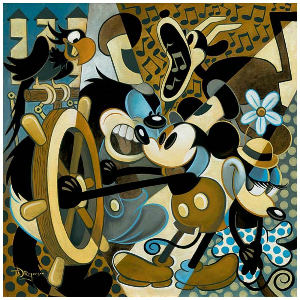 Of Mice and Music by Tim Rogerson inspired by Steamboat Willie