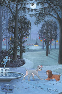 Our Paws Together by Michelle St. Laurent inspired by Lady and the Tramp