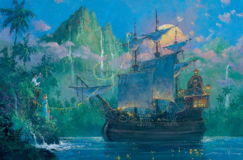 Pan On Board by James Coleman inspired by Peter Pan