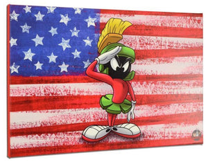 Patriotic Series: Marvin - By Warner Bros. Studio -  Limited Edition Giclée on Canvas