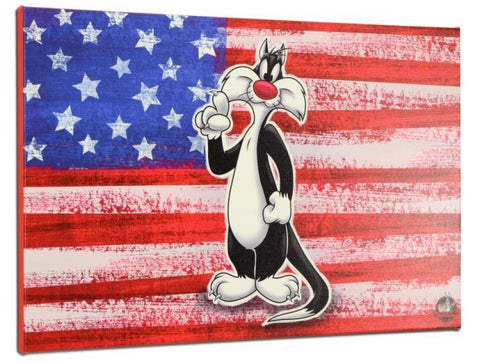 Patriotic Series: Sylvester - By Warner Bros. Studio -  Limited Edition Giclée on Canvas