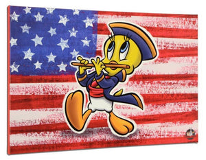 Patriotic Series: Tweety - By Warner Bros. Studio -  Limited Edition Giclée on Canvas