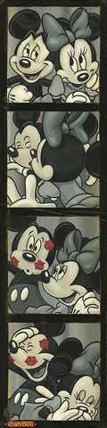 Photo Booth Kiss by Trevor Carlton featuring Mickey Mouse and Minnie Mouse