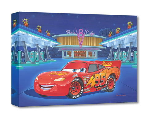 Pit Stop at Flo's by Manuel Hernandez inspired by Disney's Cars