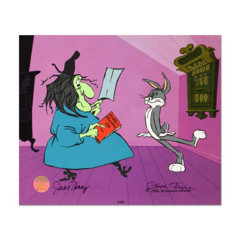Rabbit Recipes - Limited Edition Hand Painted Animation Cel Signed by Chuck Jones