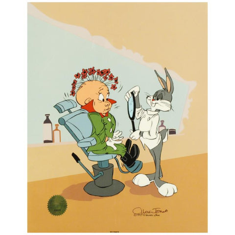 Rabbit of Seville III - Limited Edition Hand Painted Animation Cel Signed by Chuck Jones