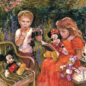 Reading to Minnie by Irene Sheri