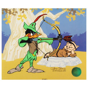 Robin Hood: Bow and Error - Chuck Jones Hand Painted Limited Edition Cel Signed