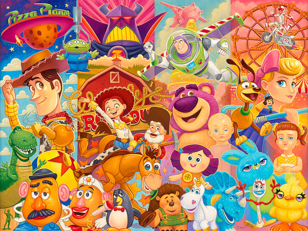 Toy Story 25th Anniversary by Tim Rogerson inspired by Toy Story