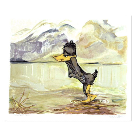 September Morn - Limited Edition Fine Art Stone Lithograph Signed by Chuck Jones