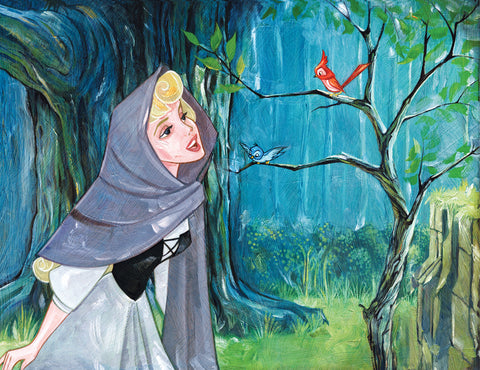 Singing With The Birds by Jim Salvati inspired by Sleeping Beauty