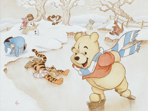 Snow Days by Mike Kupka inspired by Winnie the Pooh