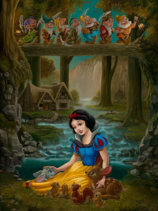 Snow White's Sanctuary by Jared Franco inspired by Snow White and the Seven Dwarfs