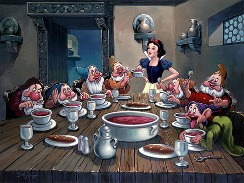 Soup for Seven by Rodel Gonzalez inspired by Snow White and the Seven Dwarfs