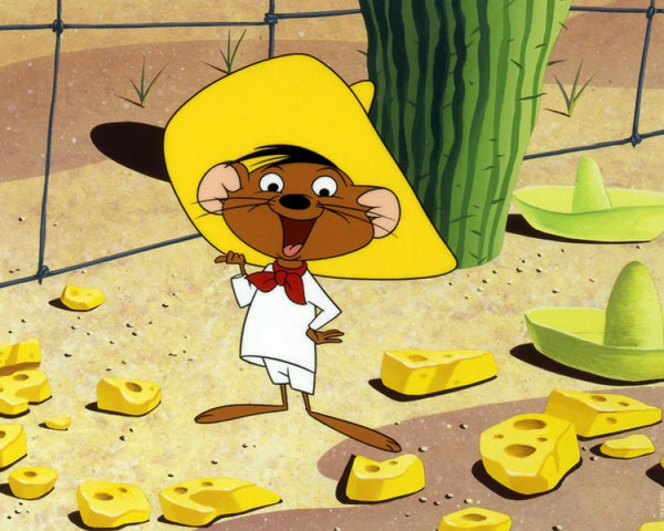 Warner Bros BUGS BUNNY SHOW Animation Drawing SPEEDY GONZALES in