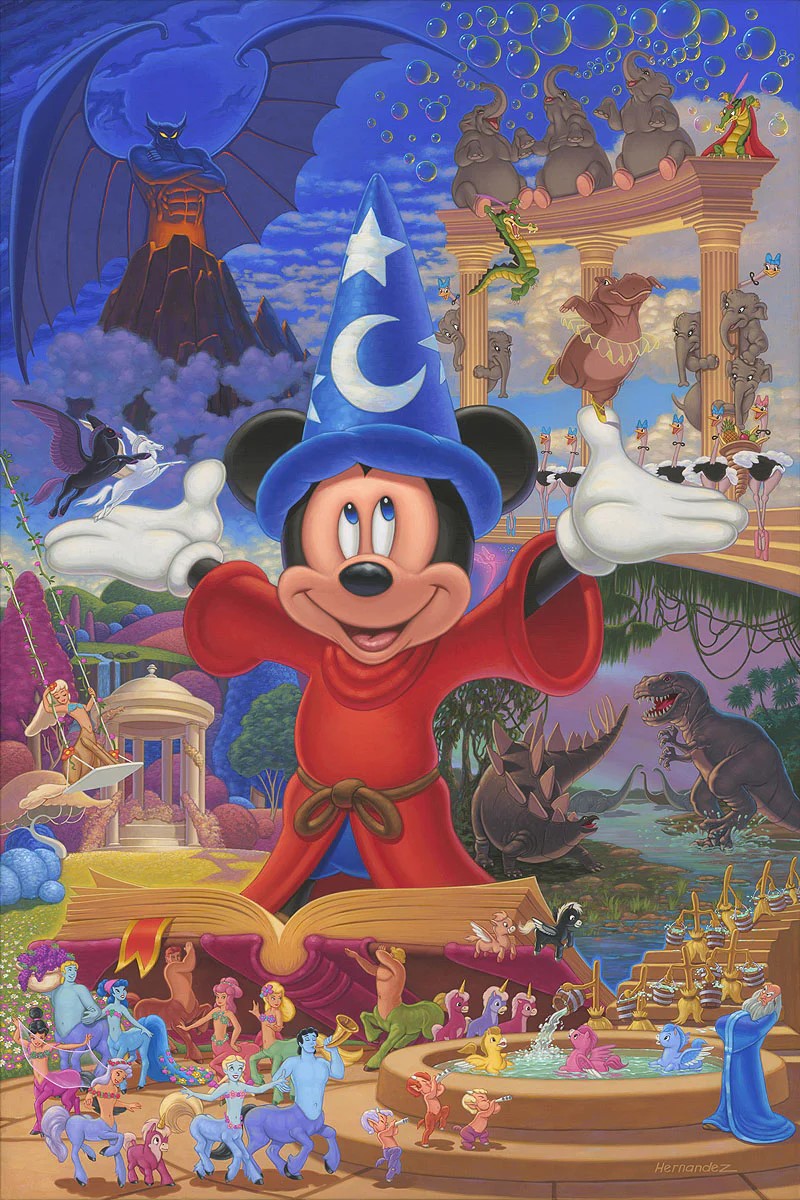 Story of Music and Magic by Manuel Hernandez featuring Mickey Mouse