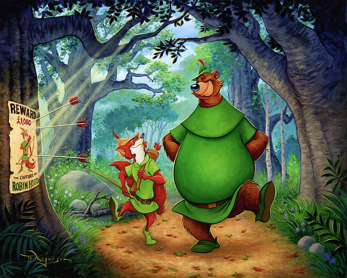 Stroll Through Sherwood Forest by Tim Rogerson inspired by Robin Hood