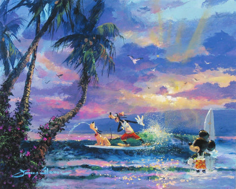 Summer Escape by James Coleman with Mickey Mouse and Friends