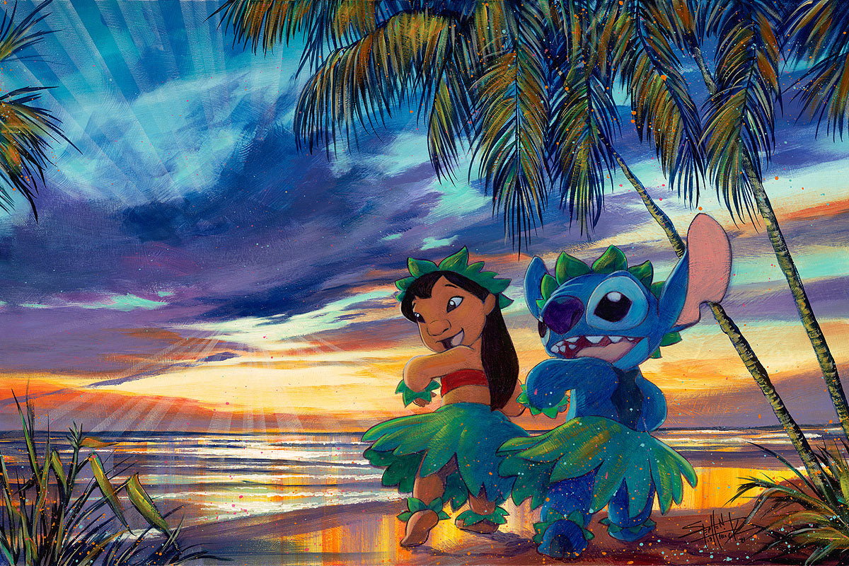 Sunset Salsa by Stephen Fishwick Inspired by Lilo and Stitch