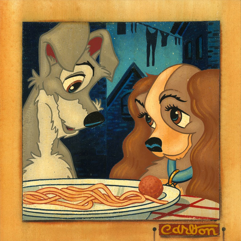 Sweet Love by Trevor Carlton inspired by Lady and the Tramp