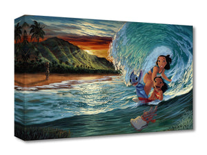 Morning Surf by Walfrido Garcia inspired by Lilo and Stitch