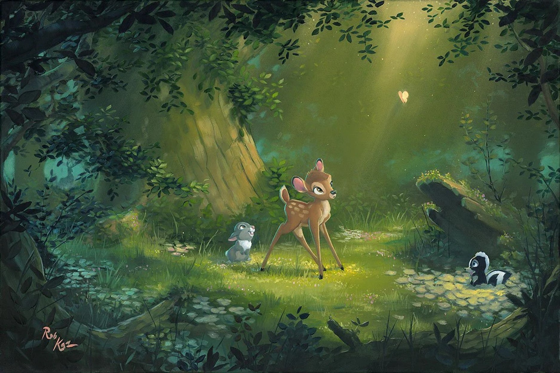 The Beauty of Life By Rob Kaz inspired by Bambi