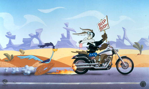 The Deuce You Say: Harley Davidson - By Warner Bros. Studio - Limited Edition Hand-Painted Cel