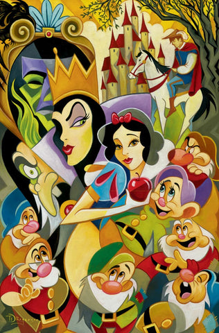 The Enchantment of Snow White by Tim Rogerson inspired by Snow White and the Seven Dwarfs