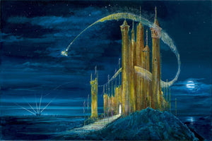 The Gold Castle - HC Edition- by Peter and Harrison Ellenshaw featuring Tinkerbell