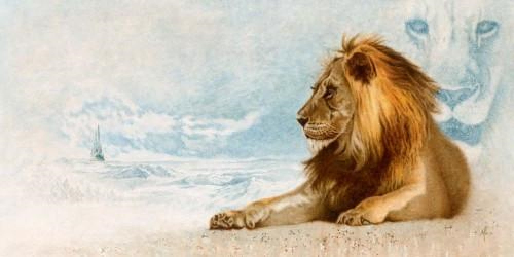The Great Lion by Mike Kupka inspired by The Chronicles of Narnia