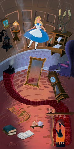 The Rabbit Hole by Michael Provenza inspired by Alice In Wonderland