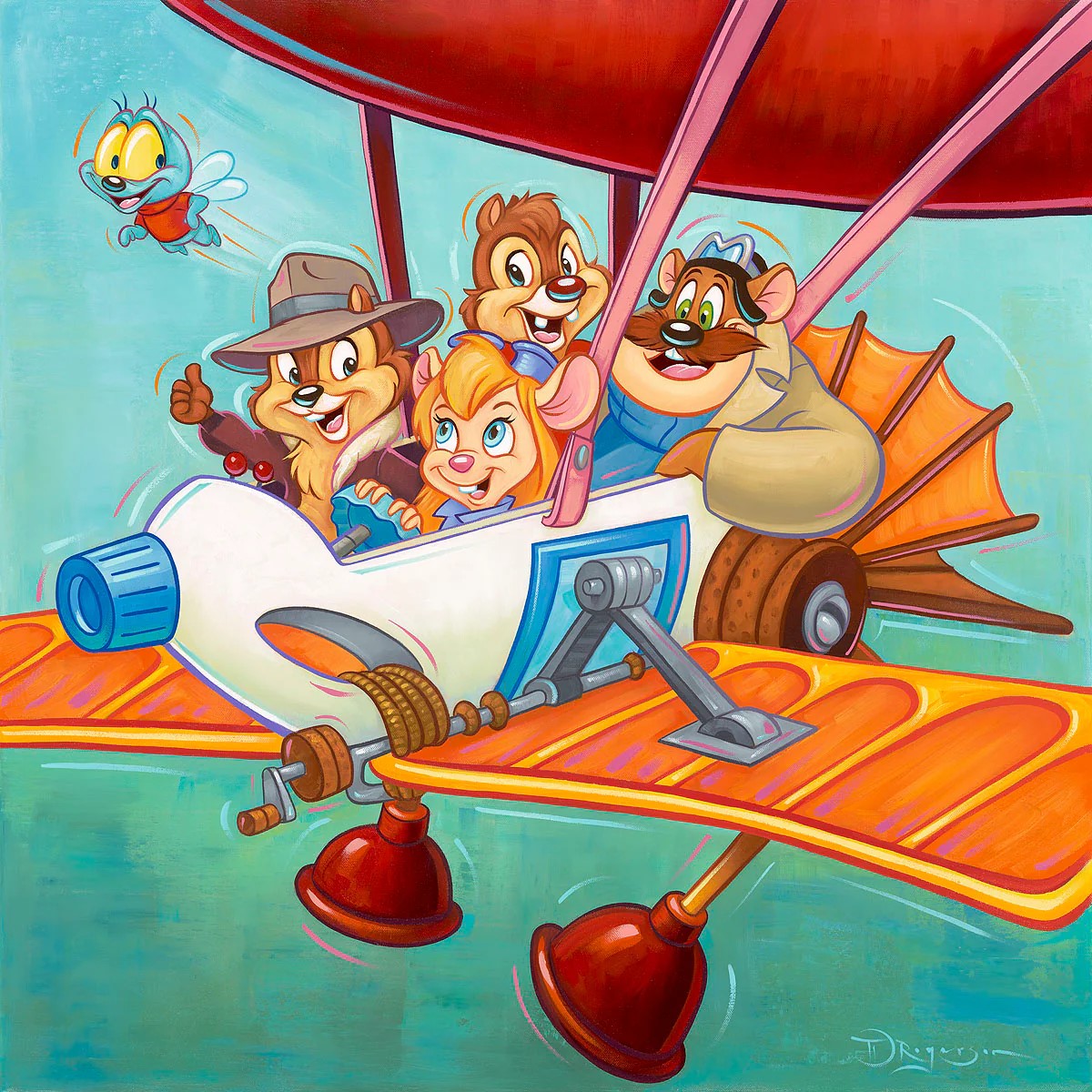 The Ranger Plane by Tim Rogerson featuring Chip and Dale Rescue Rangers