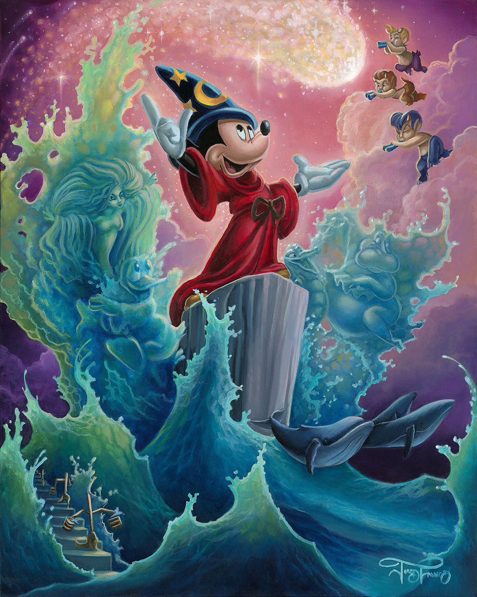The Sorcerer's Finale by Jared Franco inspired by Fantasia