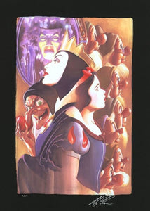 Once There Was A Princess (Chiarograph) by Alex Ross inspired by Snow White and the Seven Dwarfs