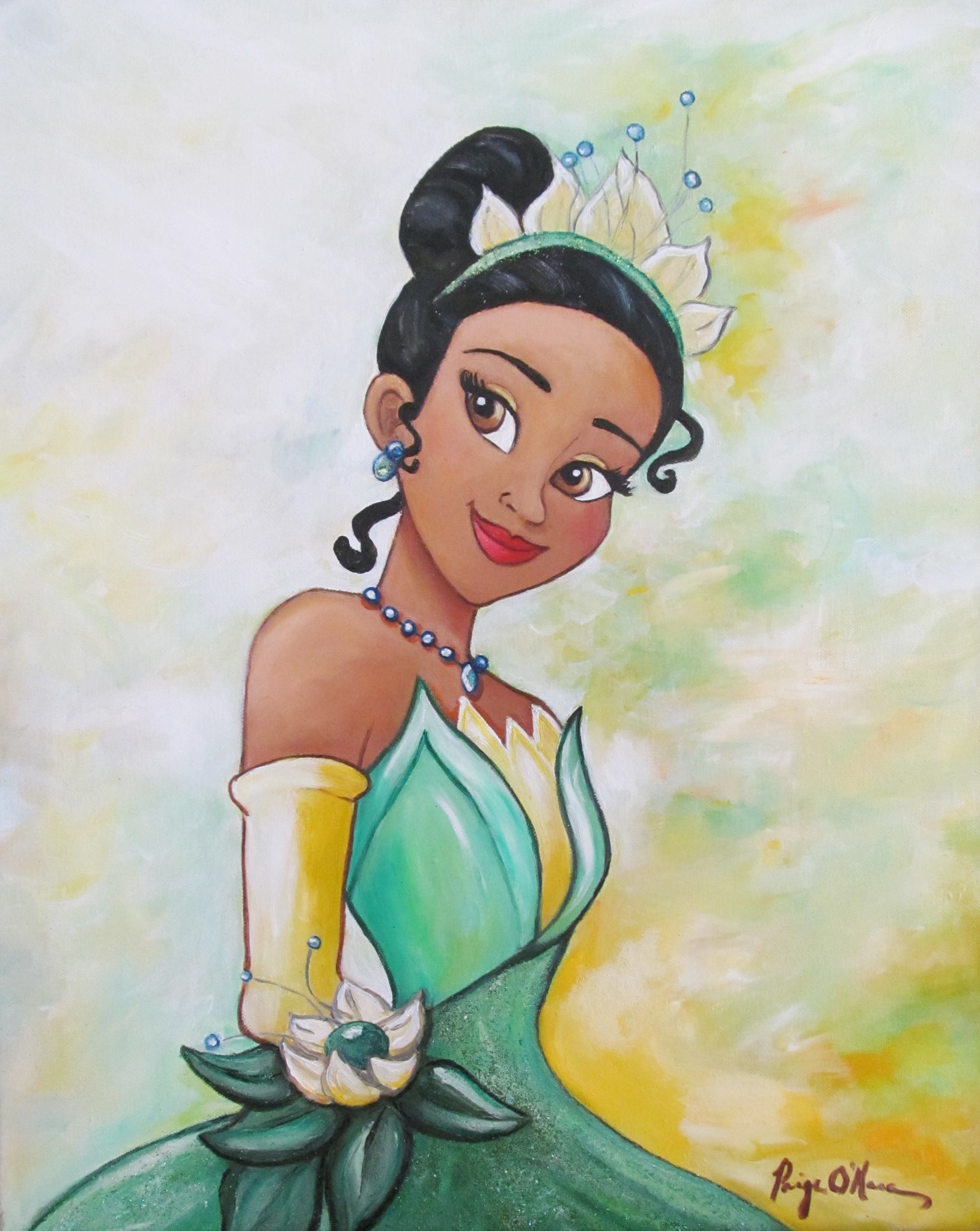Tiana by Paige O'Hara inspired by The Princess and The Frog
