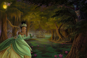 Tiana's Enchantment by Jared Franco inspired by Princess and the Frog