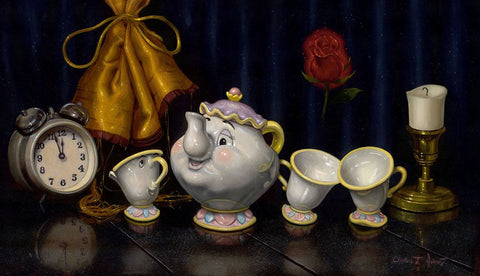 Time for Tea by Clinton T. Hobart inspired by Beauty and the Beast