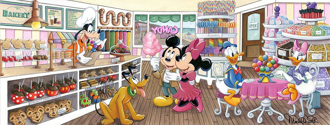 Trip To The Candy Store by Michelle St. Laurent featuring Mickey Mouse and Friends