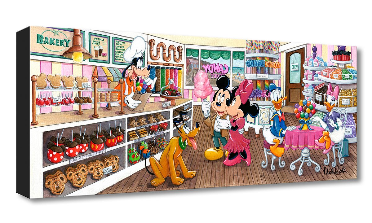 Trip To The Candy Store By Michelle St. Laurent Featuring Mickey and Friends