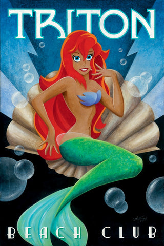 Triton Club by Mike Kungl inspired by The Little Mermaid