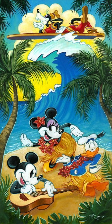 Tropical Life by Tim Rogerson with Mickey and Friends