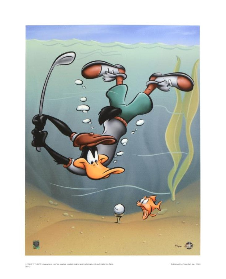 Underwater Daffy - By Warner Bros. Studio - Collectible Giclée on Paper