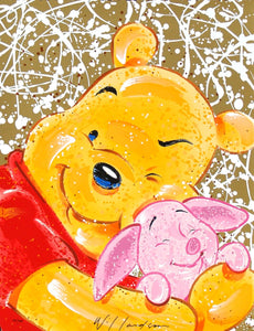 VIP- Very Important Piglet by David Willardson inspired by Winnie the Pooh