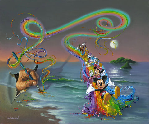 Walt's Colorful Creations by Jim Warren with Mickey and Friends