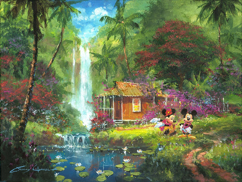 Warm Aloha Mickey and Minnie by James Coleman