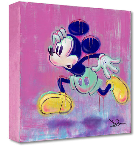 What's Burning? by Dom Corona featuring Mickey Mouse Treasures On Canvas